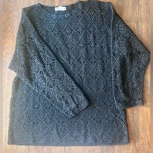 CROCHET TOP 18/20 BLACK